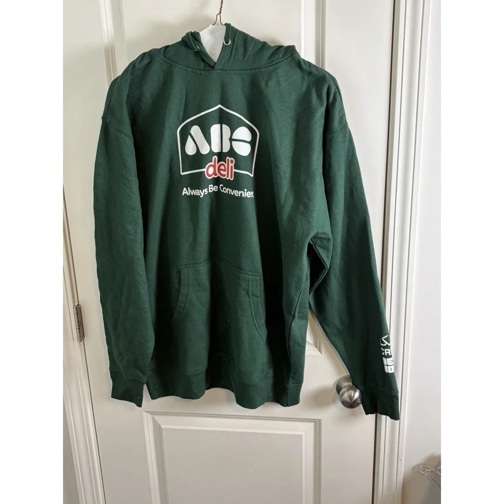 Deli Boys Crew Hoodie, Green, Size X-Large